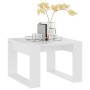 Weißer Beistelltisch aus Sperrholz, 50x50x35 cm von vidaXL, Seitentische - Ref: Foro24-808621, Preis: 35,53 €, Rabatt: %