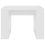 Weißer Beistelltisch aus Sperrholz, 50x50x35 cm von vidaXL, Seitentische - Ref: Foro24-808621, Preis: 35,53 €, Rabatt: %