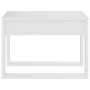 White plywood side table 50x50x35 cm by vidaXL, Side tables - Ref: Foro24-808621, Price: 34,96 €, Discount: %