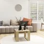 Mesa auxiliar de madera contrachapada roble Sonoma 50x50x35 cm de vidaXL, Mesas auxiliares - Ref: Foro24-808624, Precio: 33,8...