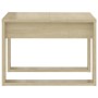 Mesa auxiliar de madera contrachapada roble Sonoma 50x50x35 cm de vidaXL, Mesas auxiliares - Ref: Foro24-808624, Precio: 34,1...