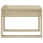Mesa auxiliar de madera contrachapada roble Sonoma 50x50x35 cm de vidaXL, Mesas auxiliares - Ref: Foro24-808624, Precio: 33,8...