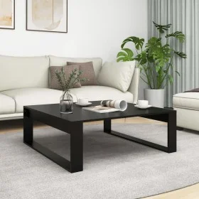Mesa de centro madera contrachapada negro 100x100x35 cm de vidaXL, Mesas de centro - Ref: Foro24-808631, Precio: 72,16 €, Des...
