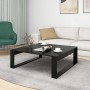 Black plywood coffee table 100x100x35 cm by vidaXL, Coffee table - Ref: Foro24-808631, Price: 70,87 €, Discount: %