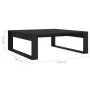 Black plywood coffee table 100x100x35 cm by vidaXL, Coffee table - Ref: Foro24-808631, Price: 73,97 €, Discount: %