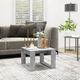 Betongrauer Couchtisch aus Holzwerkstoff, 50 x 50 x 35 cm von vidaXL, Seitentische - Ref: Foro24-808625, Preis: 30,04 €, Raba...