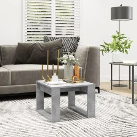 Concrete gray engineered wood coffee table 50x50x35 cm by vidaXL, Side tables - Ref: Foro24-808625, Price: 31,63 €, Discount: %