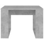 Concrete gray engineered wood coffee table 50x50x35 cm by vidaXL, Side tables - Ref: Foro24-808625, Price: 30,04 €, Discount: %