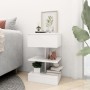 White chipboard bedside table 40x35x65 cm by vidaXL, Nightstands - Ref: Foro24-808648, Price: 45,01 €, Discount: %