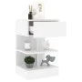 Weißer Nachttisch aus Spanplatte, 40 x 35 x 65 cm von vidaXL, Nachttische - Ref: Foro24-808648, Preis: 44,24 €, Rabatt: %
