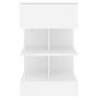 Weißer Nachttisch aus Spanplatte, 40 x 35 x 65 cm von vidaXL, Nachttische - Ref: Foro24-808648, Preis: 44,24 €, Rabatt: %