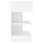 White chipboard bedside table 40x35x65 cm by vidaXL, Nightstands - Ref: Foro24-808648, Price: 45,01 €, Discount: %