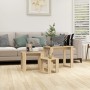3-piece stackable tables in Sonoma oak-colored plywood by vidaXL, Side tables - Ref: Foro24-808606, Price: 57,72 €, Discount: %