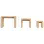 3-piece stackable tables in Sonoma oak-colored plywood by vidaXL, Side tables - Ref: Foro24-808606, Price: 57,72 €, Discount: %