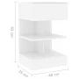 Nightstands 2 pcs white plywood 40x35x65 cm by vidaXL, Nightstands - Ref: Foro24-808649, Price: 71,96 €, Discount: %