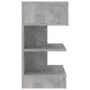 Mesita de noche de aglomerado gris hormigón 40x35x65 cm de vidaXL, Mesitas de noche - Ref: Foro24-808656, Precio: 41,90 €, De...