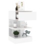 Nachttische 2 Einheiten glänzend weiß 40x35x65 cm von vidaXL, Nachttische - Ref: Foro24-808661, Preis: 83,96 €, Rabatt: %