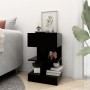 Mesita de noche madera contrachapada negro 40x35x65 cm de vidaXL, Mesitas de noche - Ref: Foro24-808650, Precio: 41,66 €, Des...