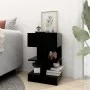 Mesita de noche madera contrachapada negro 40x35x65 cm de vidaXL, Mesitas de noche - Ref: Foro24-808650, Precio: 41,21 €, Des...