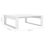 Couchtisch aus weißem Sperrholz, 100 x 100 x 35 cm von vidaXL, Couchtisch - Ref: Foro24-808630, Preis: 65,34 €, Rabatt: %