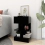 Mesitas de noche 2 unidades negro 40x35x50 cm de vidaXL, Mesitas de noche - Ref: Foro24-808651, Precio: 89,54 €, Descuento: %