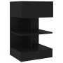 Bedside tables 2 units black 40x35x50 cm by vidaXL, Nightstands - Ref: Foro24-808651, Price: 85,58 €, Discount: %