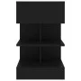 Bedside tables 2 units black 40x35x50 cm by vidaXL, Nightstands - Ref: Foro24-808651, Price: 85,58 €, Discount: %