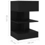 Bedside tables 2 units black 40x35x50 cm by vidaXL, Nightstands - Ref: Foro24-808651, Price: 85,58 €, Discount: %