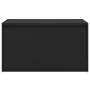 Black engineered wood hallway bench 80x40x45 cm by vidaXL, Benches for halls and storage - Ref: Foro24-808667, Price: 60,04 €...