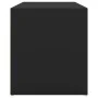 Black engineered wood hallway bench 80x40x45 cm by vidaXL, Benches for halls and storage - Ref: Foro24-808667, Price: 55,32 €...
