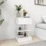 Mesita de noche madera contrachapada blanco brillo 40x35x65 cm de vidaXL, Mesitas de noche - Ref: Foro24-808660, Precio: 51,1...