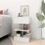 Nachttisch aus glänzend weißem Sperrholz, 40 x 35 x 65 cm von vidaXL, Nachttische - Ref: Foro24-808660, Preis: 51,12 €, Rabat...