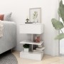 Nachttisch aus glänzend weißem Sperrholz, 40 x 35 x 65 cm von vidaXL, Nachttische - Ref: Foro24-808660, Preis: 51,84 €, Rabat...