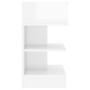 Glossy white plywood nightstand 40x35x65 cm by vidaXL, Nightstands - Ref: Foro24-808660, Price: 51,84 €, Discount: %