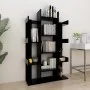 Bücherregal aus schwarzem Sperrholz 86x25,5x140 cm von vidaXL, Bücherregale und Regale - Ref: Foro24-808901, Preis: 74,83 €, ...