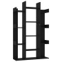 Black plywood bookshelf 86x25.5x140 cm by vidaXL, Bookcases and shelves - Ref: Foro24-808901, Price: 76,75 €, Discount: %