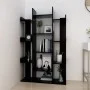 Bücherregal aus schwarzem Sperrholz 86x25,5x140 cm von vidaXL, Bücherregale und Regale - Ref: Foro24-808901, Preis: 74,83 €, ...