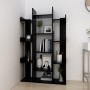 Bücherregal aus schwarzem Sperrholz 86x25,5x140 cm von vidaXL, Bücherregale und Regale - Ref: Foro24-808901, Preis: 76,86 €, ...