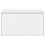 White engineered wood hallway bench 80x40x45 cm by vidaXL, Benches for halls and storage - Ref: Foro24-808666, Price: 69,10 €...