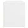Weiße Flurbank aus Holzwerkstoff, 80 x 40 x 45 cm von vidaXL, Bänke für Hallen und Lager - Ref: Foro24-808666, Preis: 69,10 €...