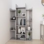 Bücherregal aus betongrauem Sperrholz, 86 x 25,5 x 140 cm von vidaXL, Bücherregale und Regale - Ref: Foro24-808904, Preis: 82...