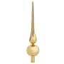 Set de bolas de Navidad 61 pzas con pico 150 LED dorado bronce