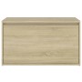 Flurbank aus Holzwerkstoff Sonoma-Eiche 80x40x45 cm von vidaXL, Bänke für Hallen und Lager - Ref: Foro24-808669, Preis: 52,62...