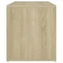Hallway bench engineered wood Sonoma oak 80x40x45 cm by vidaXL, Benches for halls and storage - Ref: Foro24-808669, Price: 51...