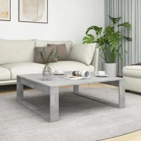 Concrete gray engineered wood coffee table 100x100x35 cm by vidaXL, Coffee table - Ref: Foro24-808634, Price: 63,00 €, Discou...