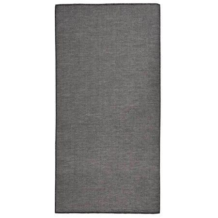 Gray flat weave outdoor rug 100x200 cm by vidaXL, Rugs - Ref: Foro24-340773, Price: 47,37 €, Discount: %