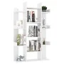 White plywood bookcase shelf 86x25.5x140 cm by vidaXL, Bookcases and shelves - Ref: Foro24-808900, Price: 80,07 €, Discount: %