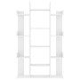 Estantería librería madera contrachapada blanco 86x25,5x140 cm