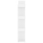 Estantería librería madera contrachapada blanco 86x25,5x140 cm