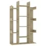 Engineered wood bookshelf in Sonoma oak, 86x25.5x140 cm by vidaXL, Bookcases and shelves - Ref: Foro24-808903, Price: 67,57 €...